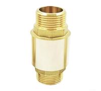 DN15-DN25 Clapet anti-retour vertical en laiton, filetage G, empêche le reflux d'eau, pour les conduites d'alimentation, le drainage, les systèmes de chauffage (1/2-115 g)