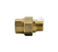 DN15 G 1/2" BSPP Female to Male Brass Socket Union Coupler Connector Adapter Water Gas Oil