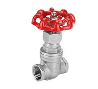 DN15 Vanne de porte en acier inoxydable BSPP G1 / 2 Vanne d'écluse rotative pour le gaz d' d'eau
