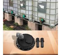 DN150 Couvercle supérieur pour conteneurs en vrac intermédiaires supportant l'utilisation du réservoir d'eau et la pluie Pour les applications de seau d'eau avec tuyau intégré (remplissage automatique