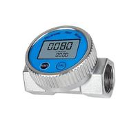 DN20/DN25 Débitmètre numérique pour eau et huile en acier inoxydable Compteur de contrôle des débits QTS PTS L GAL