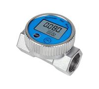 DN20/DN25 Débitmètre numérique pour eau et huile en acier inoxydable Compteur de contrôle des débits QTS PTS L GAL