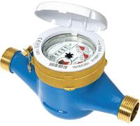 DN32 1 1/4" pouce BSP Compteur d'eau multijet Eau froide Corps en laiton