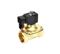 DN32 Électrovanne liquide étanche IP65 en laiton normalement fermée normalement ouverte (12 V CC fermée)
