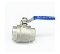 DN40 1-1/2" BSP Female Full Port 304 Stainless Steel 2-Piece Type Ball Valve Water Gas Oil