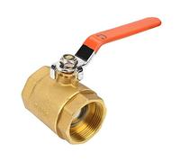 DN40 1-1 / 2inch Robinet à Tournant Sphérique en Laiton à Coupure Filetage Femell, Robinets à Tournant Sphérique 1.6MPa Vannes Air-Eau