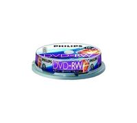 DN4S4B10F - 10 x DVD-RW - 4.7 Go (120 minutes) 1x - 4x - spindle