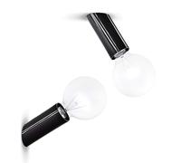 DNA Applique murale/plafonnier Easy-1 Noir Next - 4251908500734