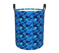 Dna Chain Panier à linge confortable avec poignées pour impression photo Idéal pour les festivals Solution de rangement multi-pièces