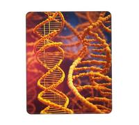 DNA Chain Photo Print Mousepad Pad Gaming Mousepad Pad Computer Mouse Pads for Laptop Mouse Pad 10x12 Inch Office 20.9x22.5cm