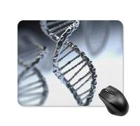 DNA Chain Photo Tapis de souris carré portable avec base en caoutchouc antidérapant 20 x 25 cm Tapis de souris de jeu ultra fin pour ordinateur portable Accessoires de bureau