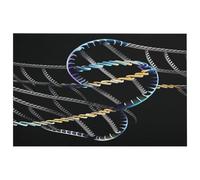 DNA Chain Photoes Petit tapis lavable avec envers en caoutchouc antidérapant pour cuisine, chambre à coucher, salle de bain, décoration de sol