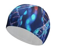 DNA Genetic Helix Bonnet de bain haute élasticité pour cheveux longs courts et confortables pour réduire la traînée et protéger les cheveux