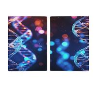 DNA Genetic Helix Étui de protection pour passeport en polyuréthane Unisexe 20,3 x 13,8 cm, Style :, 20.3x13.8cm