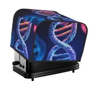 Dna Genetic Helix Housse matelassée pour grille-pain 4 tranches pour petit appareil avec poignée pour décoration de table et de cuisine