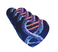 DNA Genetic Helix Lot de 4 cartes désodorisantes pour voiture pour homme et femme - Accessoires de voiture mignons - Diffuseur de parfum durable à suspendre - Tablettes d'aromathérapie pour voiture