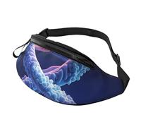 DNA Genetic Helix Sac banane pour homme et femme - Imperméable - Sac banane tendance - Sac banane avec sangle réglable - Grand sac à bandoulière pour voyage et randonnée