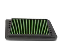 DNA Motoring AFPN-015-GN Clean Air Washable Drop In Panel Air Filter Enhance Engine Performance Power & Acceleration Improve [Compatible with 02-05 Jeep Liberty 2.4L / 03-06 Wrangler 2.4L]