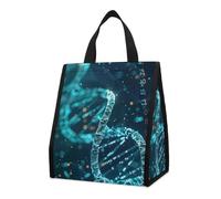 DNA - Sac à déjeuner isotherme à double hélice pour homme et femme, grand sac d'épicerie réutilisable, étanche et pliable pour le travail, le camping, le pique-nique