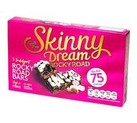 Dnaaz 3 x barres Skinny Dream Rocky Road, 5 x 20 g, panier cadeau délicieux et torsadé, vendu par Kidzbuzz