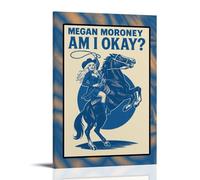 DNANNWOGF Megan Moroney Am I OkayPoster sur toile pour salon, chambre à coucher, salle de jeux, bureau, chambre familiale - 60 x 90 cm, style cadre
