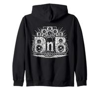 DnB Jungle Sound System Rave Junglist Haut-Parleur Graphique Sweat à Capuche