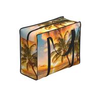 DNBCLEZK Grand sac fourre-tout avec impression artistique, tissu Oxford résistant à l'eau, poignées de transport robustes (28 cm)
