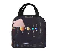 DNBCLEZK Plant System Jupiter Sac à déjeuner isotherme avec couche en aluminium et fibre d'huile, étanche, tissu Oxford imperméable