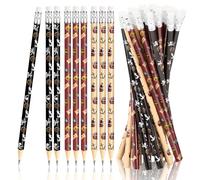 Dncvb Lot de 36 crayons de pirate HB avec gomme pour enfants, cadeau de fête pirate, cadeau d'anniversaire pour enfants, rentrée scolaire, Noël