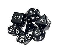 DND-Dice Jeu de dés polyédriques en acrylique à bord tranchant pour jeux de rôle et jeux de rôle D&D Plateau à dés verts avec cordon de serrage