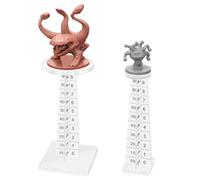 DND Lot de 2 supports de combat miniatures volantes en acrylique découpé au laser de 0 à 3 047,7 m Parfait pour Donjons et Dragons, Warhammer, D&D et RPG de table