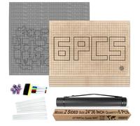 DND Map - Lot de 9 tapis de grille de combat - Double face - Pose à plat avec clips plus faciles - Donjons et Dragons