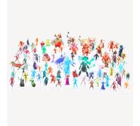 DND Morts-Vivants Minis Kit Démarrage, 96 Figurines 2D Acrylique, Cadeau MJ | CR 0 à 26, 40 socles effaçables, adapter au grille 1 pouce, sans peinture ni collage, TTRPG Accessoires-RPG Fournitures