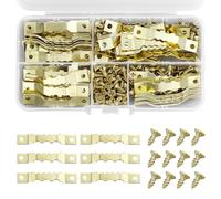 DNDGDLUA Lot de 100 crochets de suspension en dents de scie pour cadre photo en bois