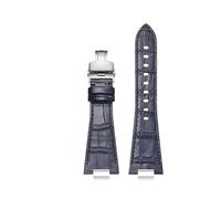 DNDJJM 12mm Compatible avec Tissot 1853 Super Player PRX série T137.410/T137.407 bracelet de montre en cuir T137 bracelet de montre en cuir surélevé for hommes(Bamboo-Blue-017)