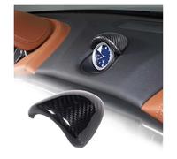 DNDJJM Autocollant décoratif for tableau de bord de voiture en fibre de carbone véritable, compatible avec Maserati Ghibli 2014-2022(Green)