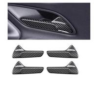 DNDJJM Autocollant for poignée de porte intérieure de voiture, compatible avec Mercedes Classe A CLA W177 C118 2019-24(Carbon fiber style)