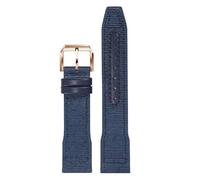 DNDJJM Bracelet de montre en toile de nylon, compatible avec AP CODE 11.59 série 15210 26393, ceinture for hommes 22 mm(Blue - Rose Gold,22mm)