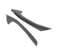 DNDJJM Cadre de lève-vitre de voiture en fibre de carbone véritable, poignée de porte intérieure, garniture de protection intérieure, compatible avec BMW Série 5 G60 2024-2025(Carbon fiber)