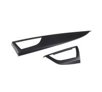 DNDJJM Panneau de sortie d'air latéral en fibre de carbone ABS, compatible avec les accessoires intérieurs BMW Série 1 et 2 F20, F21, F22 et F23 (2012-2017), conduite à gauche(Matt black)