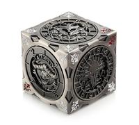 DNDND Cube de dés rotatif 7 en 1 pour DND - Chimère, Mind Flayer, Goristro Thème D&D Dice Collector Set pour TTRPG Dungeon Masters et Joueurs - Accessoire de jeu de rôle fantastique unique (noir)