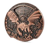 DNDND Jeu de dés D&D 7 en 1 en métal avec magnifique coffret cadeau pour Donjons, dragons, jeux de table (cuivre)