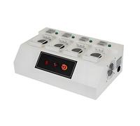 DNEPEI Dispositif de Chauffage de seringue pour Colle Rouge cms, Chauffe-pâte Automatique avec minuterie 0-99 Min et Protection Contre la surchauffe, Redglue-4holes
