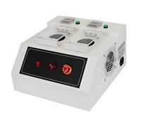 DNEPEI Machine à réchauffer la pâte à souder entièrement Automatique, Double capacité (2/4/8 Pots de 500 g chacun), minuterie de Chauffage indépendante pour la Colle Rouge Redglue-2holes