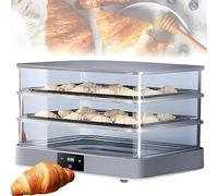 DNEPEI Machine de Levage de pâte électrique - Cuve de Levage de Pain Grande capacité 40 L avec humidité Automatique et température/minuterie réglables, idéale pour Les boulangers Amateurs