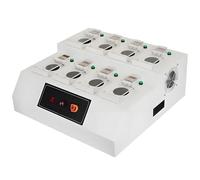 DNEPEI Machine de réchauffage de Colle Rouge SMT, 4/6/8 Stations à contrôle de température indépendant, Chauffe-pâte à braser Automatique pour seringue Withheating-8holes
