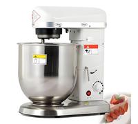 DNEPEI Robot pâtissier Professionnel 5 L, 7 L, 10 L, Robot pâtissier électrique avec Bol en Acier Inoxydable, 3 Vitesses, Multifonction, pour pétrir la pâte et mélanger Les gâteaux 10L-220vWhite