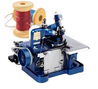 DNEPEI Surjeteuse Professionnelle 3 Fils, Facile à Enfiler, idéale pour débutants et Experts, Haute Vitesse de 3 000 Points par Minute et Largeur de Point de 3 à 5 mm. Blue