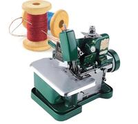 DNEPEI Surjeteuse Professionnelle 3 Fils, Facile à Enfiler, idéale pour débutants et Experts, Haute Vitesse de 3 000 Points par Minute et Largeur de Point de 3 à 5 mm. Green