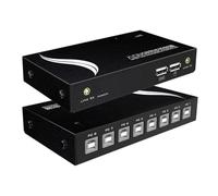 DNF Game Control Synchronizer - 8/16 Ports Commutateur KVM Répartiteur Contrôleur De Jeu, Synchroniseur Multi-ouvert, Contrôleur De Synchronisation Clavier-souris USB, Plug & Play(8 ports)